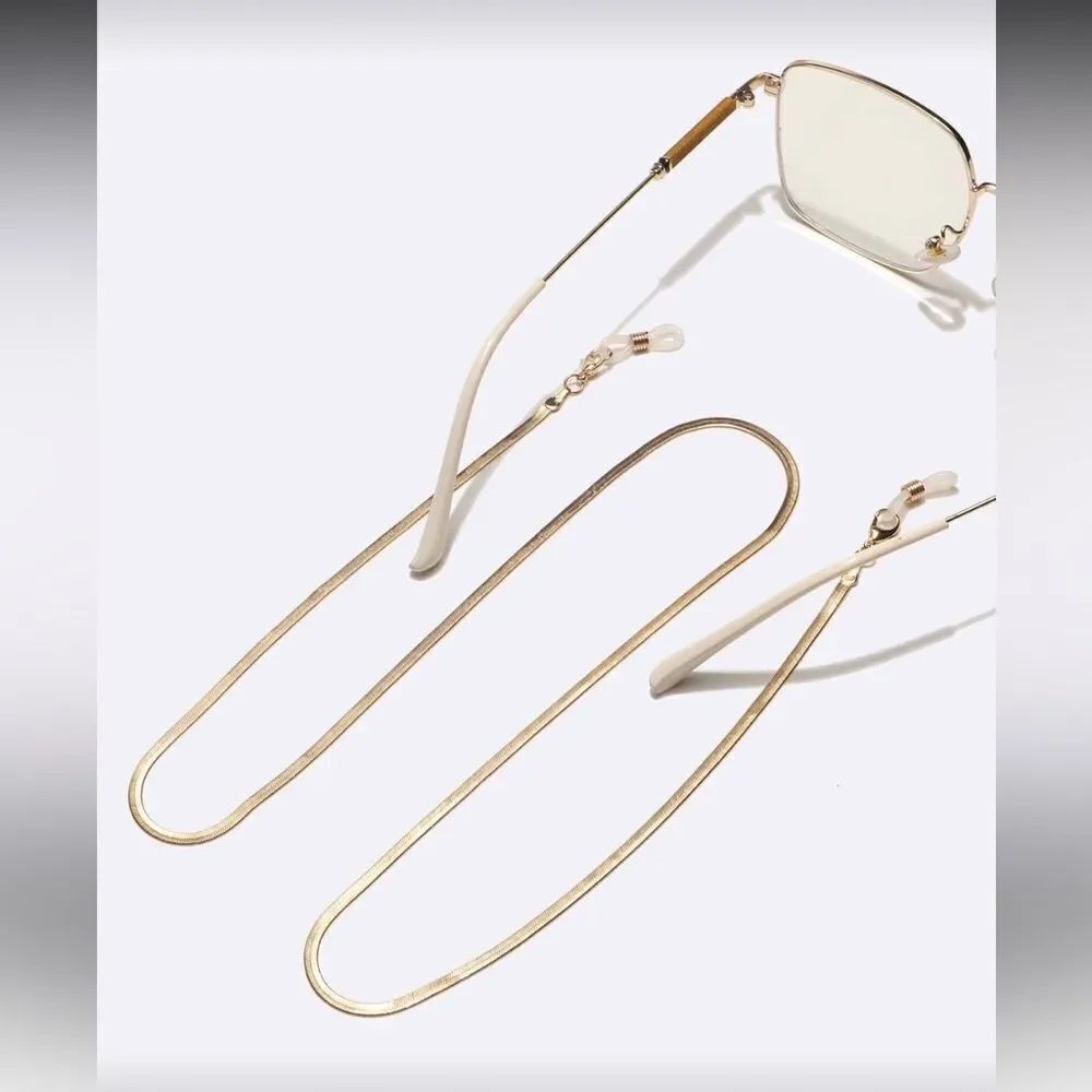 Elegant Gold Eyewear Chain S1210
